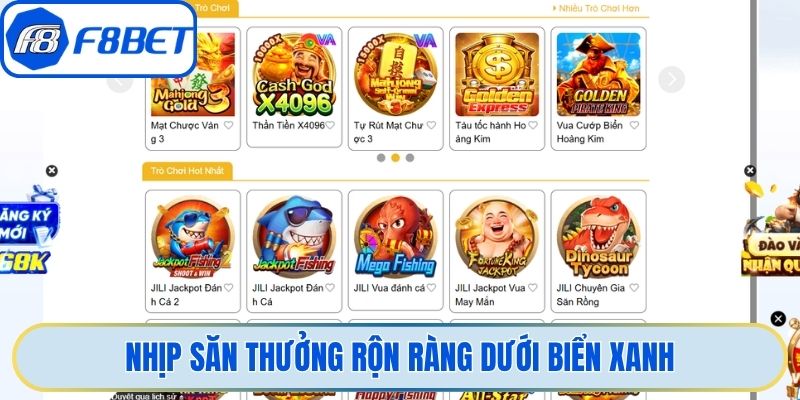 Nhịp săn thưởng rộn ràng dưới biển xanh