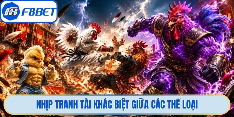 Nhịp tranh tài khác biệt giữa các thể loại