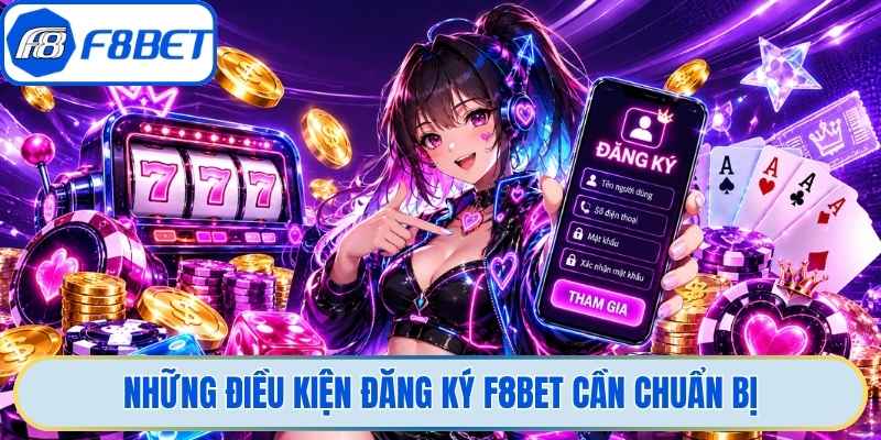 Những điều kiện đăng ký F8bet cần chuẩn bị