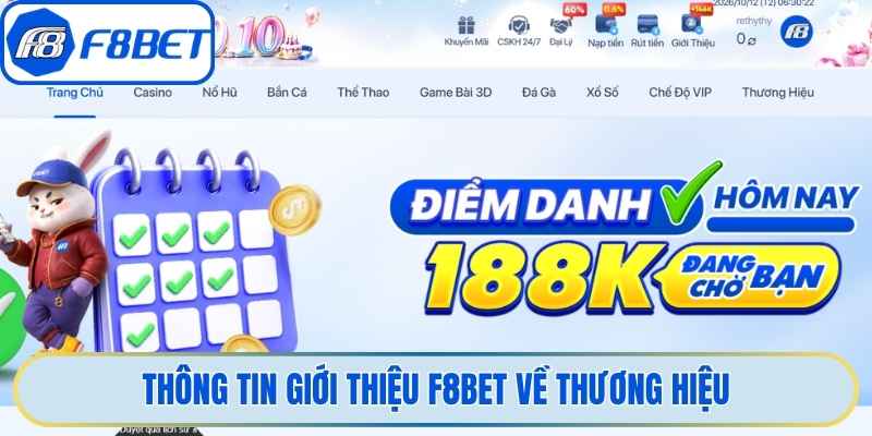 Thông tin giới thiệu F8bet về thương hiệu