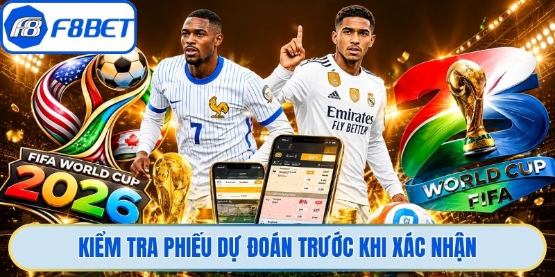 Kiểm tra phiếu dự đoán trước khi xác nhận