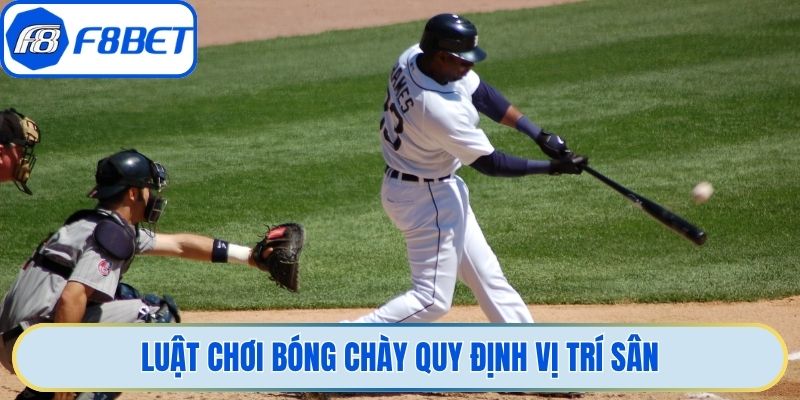 Luật chơi bóng chày quy định vị trí sân