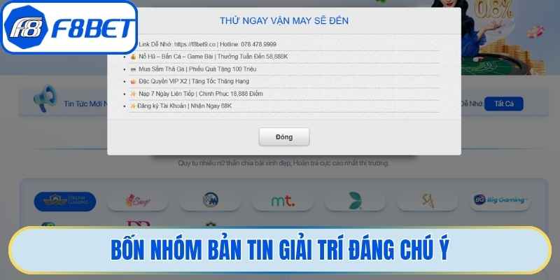Bốn nhóm bản tin giải trí đáng chú ý